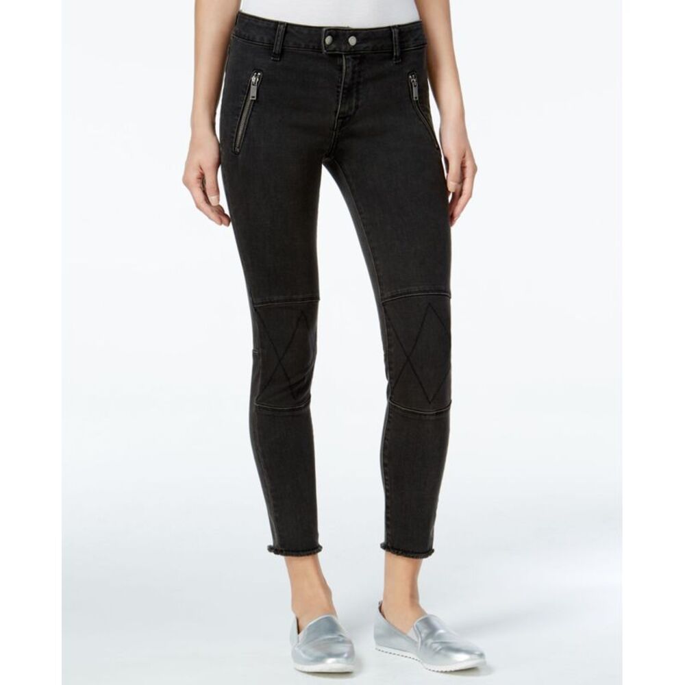 Dl 1961 Jessica Alba No. 4 Instasculpt Mirage Wash Cropped Moto Jeans